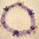 Purple and white Disney Bracelet