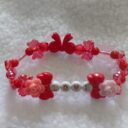 Words of love Red bowie Bracelet