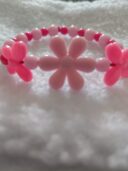 Purple and Pink Flowers Bracelet