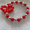 Red and Gold Bracelet