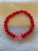 Red Half Cross Heart Bracelet