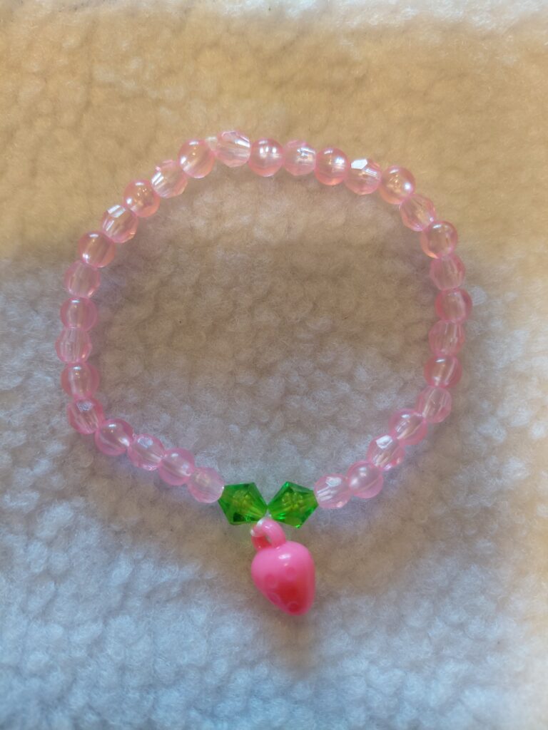 Pink Strawberry Charm