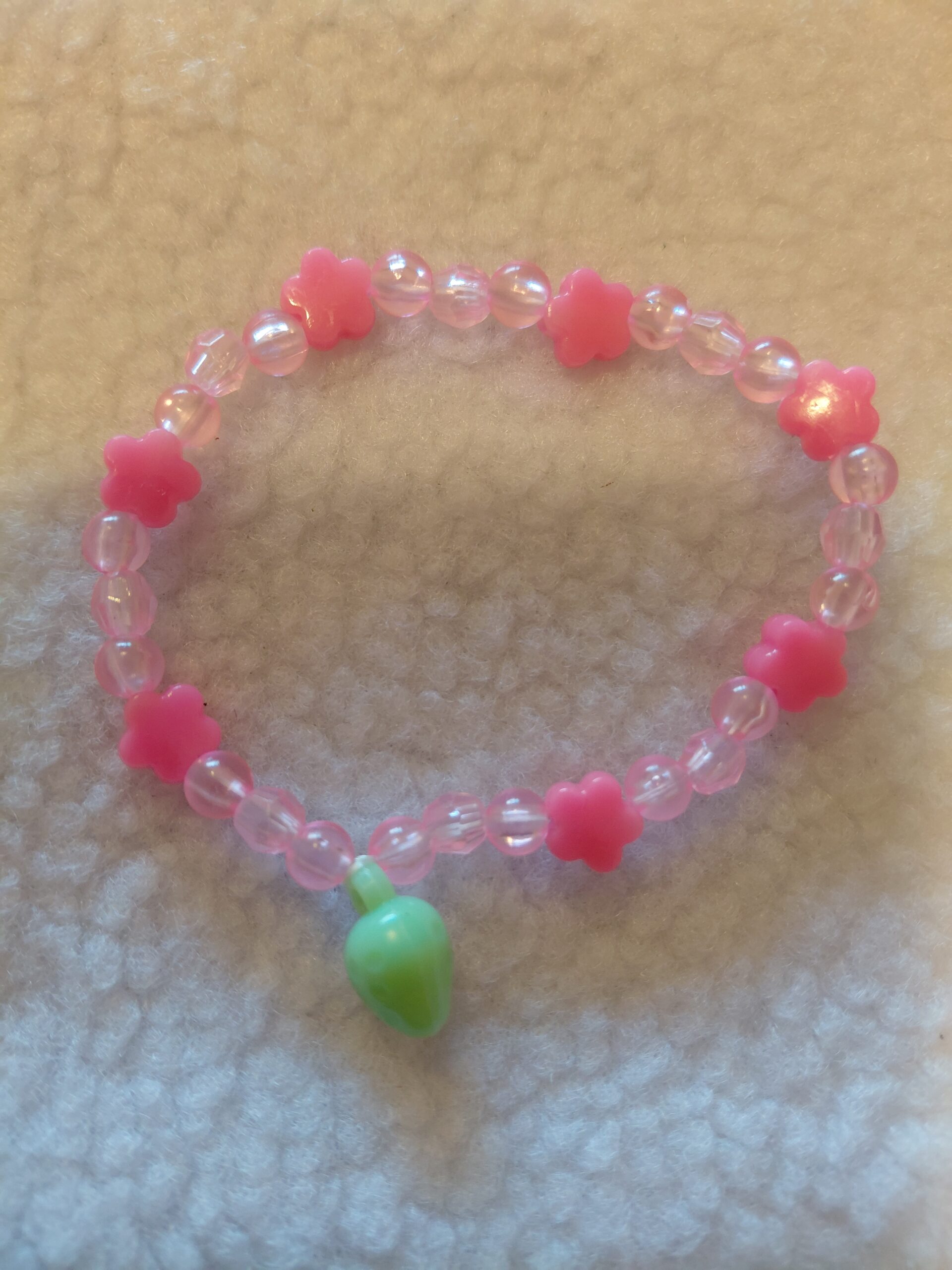 Green Lime Strawberry Charm