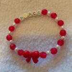 Ruby Pearl Peace Bracelet