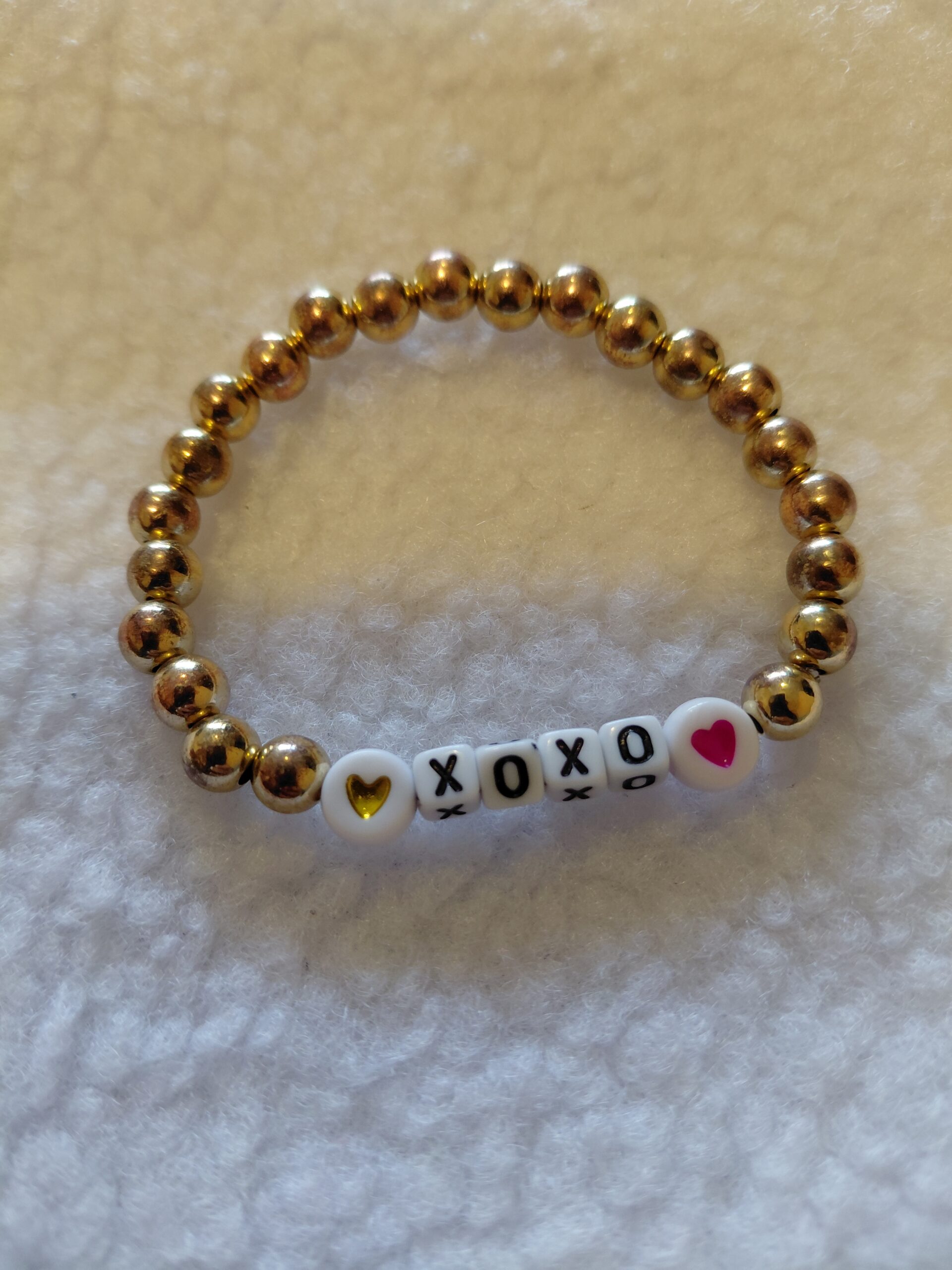 Golden XOXO charms