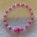 PINK Valentine Crystal Charm