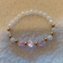 Pink Heart Golden Pearl