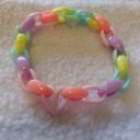 Multi-Color Heart Chain Bracelet